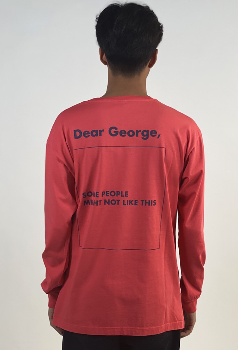 DEAR GEORGE, TSHIRT ML SOME PEOPLE PINK NAVY